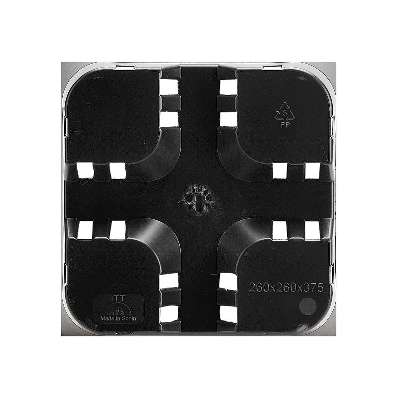 maceta 18x18x25,5 negra reforzada