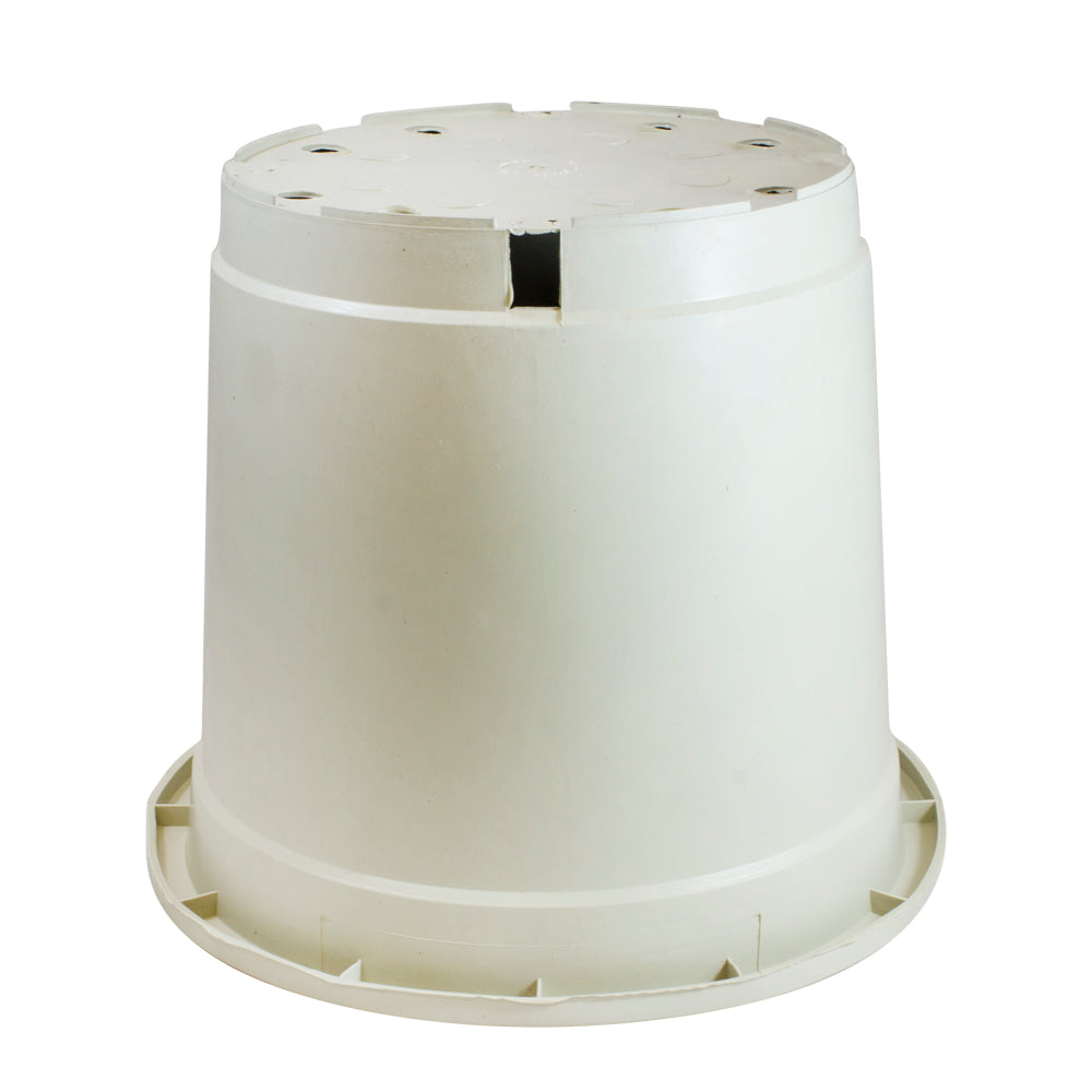 maceta contenedor 30 x 30 x 28 () blanca