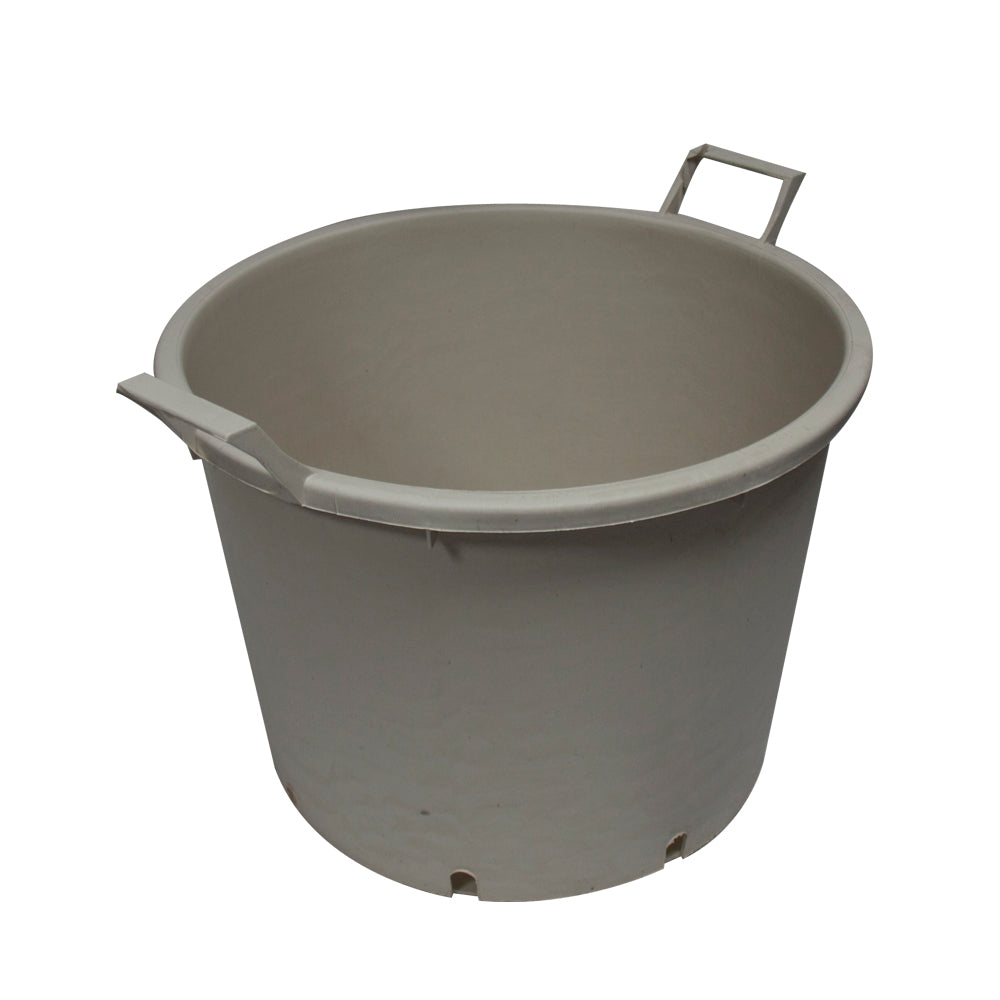 maceta redonda 46 x 54 x 36 con asas () beige