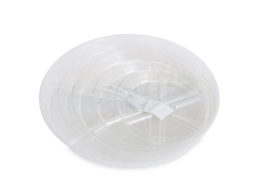Plato redondo plástico transparente vdl