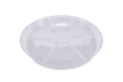 Plato redondo plástico transparente vdl