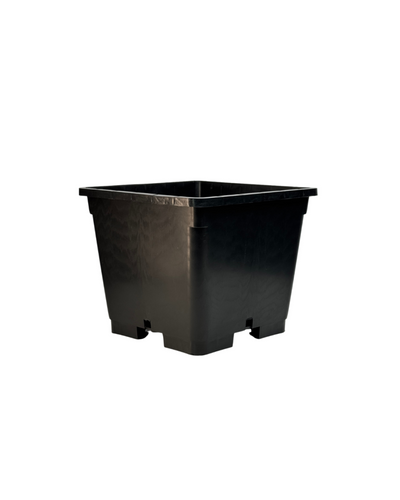 Maceta cc negra 33.6 x 33.6 x 27.3 cm 27 l