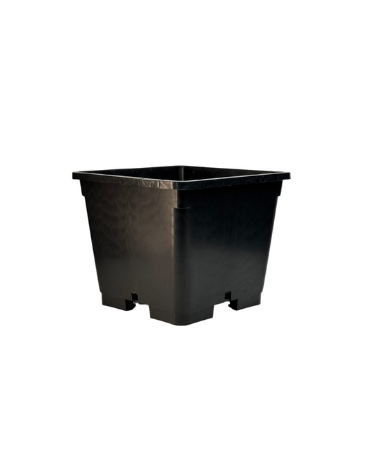 Maceta cc negra 33.6 x 33.6 x 27.3 cm 27 l