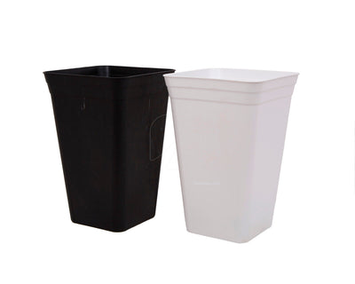 Maceta antiestres blanca 26 x 40 cm 18 l