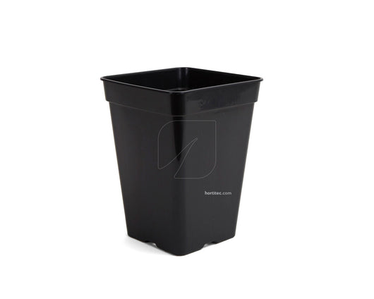 Maceta cuadrada gris 7 x 7 x 8 cm  0.23 l (112 uds)