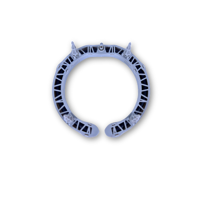 Netbow 12 cm / 5" 4 salidas gris
