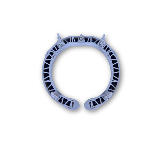 Netbow 12 cm / 5" 4 salidas gris