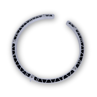 Netbow 12 cm / 5" 4 salidas gris