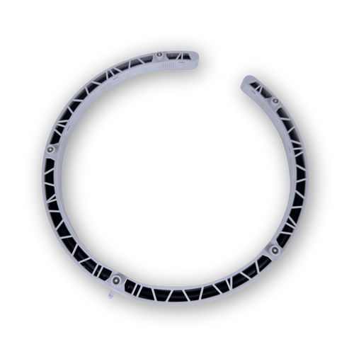 Netbow 12 cm / 5" 4 salidas gris