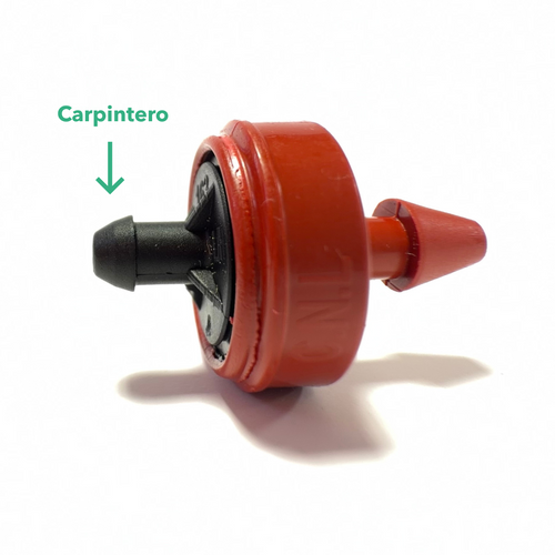 Gotero 1,2 l/h autocompensante y antidrenante marrón