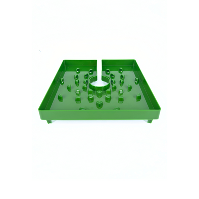 Tapa de maceta cuadrada verde