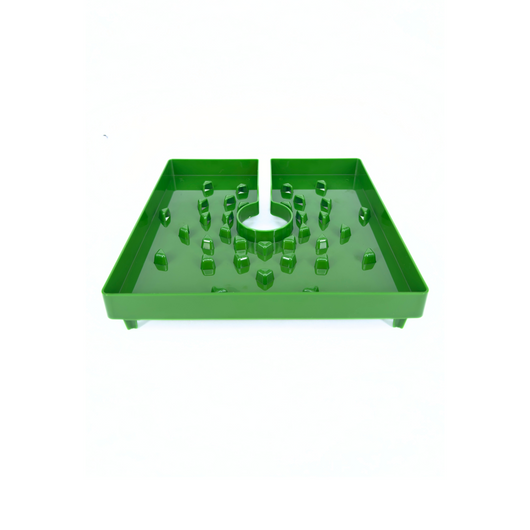 Tapa de maceta cuadrada verde