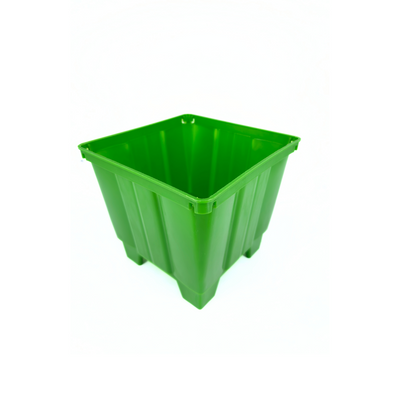 Maceta cuadrada verde 15 cm