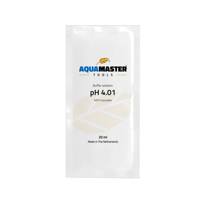 Solución de calibración ph 4,01 sobre 25x20 ml aqua master