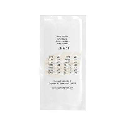 Solución de calibración ph 4,01 sobre 25x20 ml aqua master