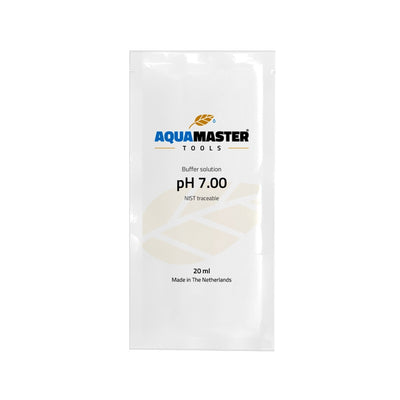 Solución de calibración ph 7,00 sobre 25x20 ml aqua master