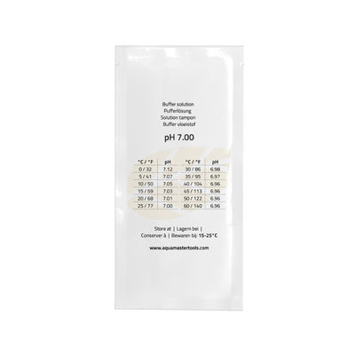 Solución de calibración ph 7,00 sobre 25x20 ml aqua master