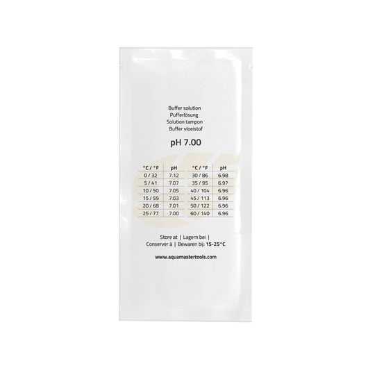 Solución de calibración ph 7,00 sobre 25x20 ml aqua master