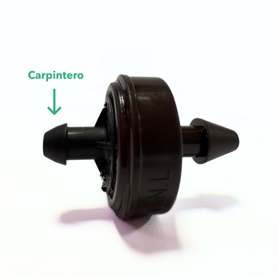 Gotero 1,2 l/h autocompensante y antidrenante marrón