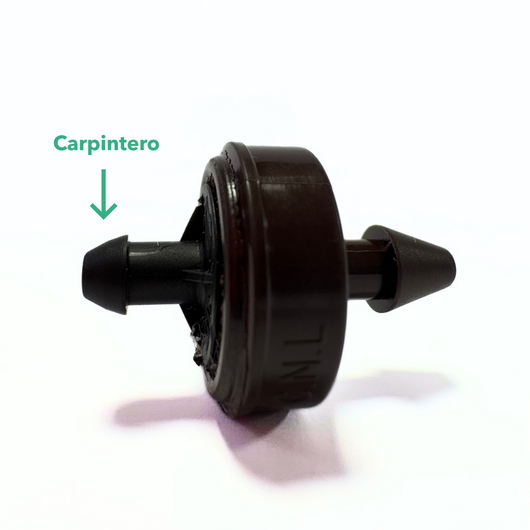 Gotero 1,2 l/h autocompensante y antidrenante marrón