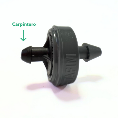 Gotero 1,2 l/h autocompensante y antidrenante marrón