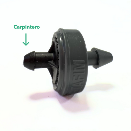 Gotero 1,2 l/h autocompensante y antidrenante marrón