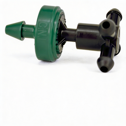 Gotero 8 l/h con distribuidor de cuatro salida