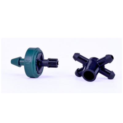 Gotero 8 l/h con distribuidor de cuatro salida