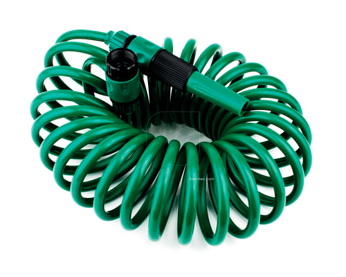 Manguera espiral flexible 7.5 m  lanza riego extensible