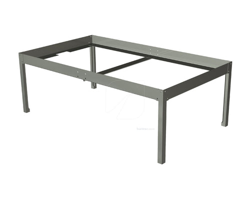 Soporte para bandeja negra 0.6 x 0.6 m