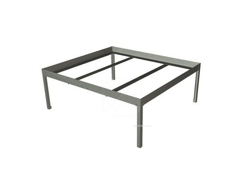 Soporte para bandeja negra 0.6 x 0.6 m