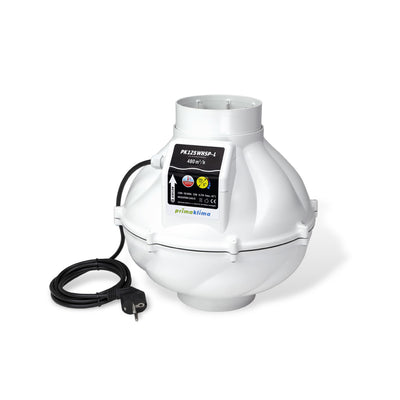 Extractor 125 mm whisperblower 360-460 m3/h 2 vel pk