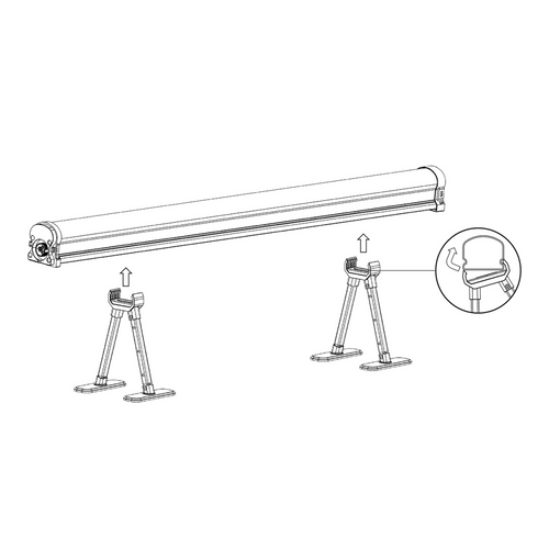 Soportes ajustables faven (2uds)