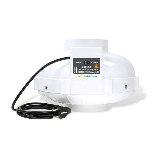 Extractor 125 mm  220-400 m3/h 2 vel pk
