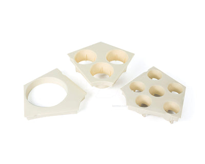 Rainforest juego de 6 adaptadores macetas 6"
