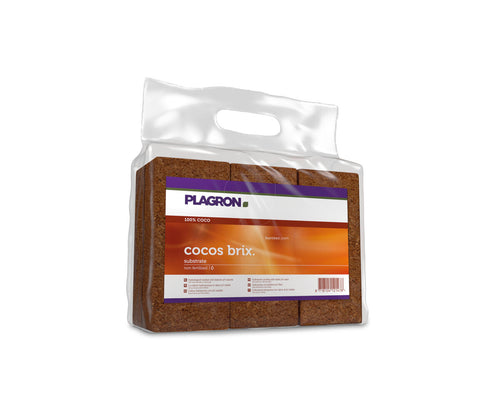 Sustrato coco brix +/- 9 l (6 uds) plagron