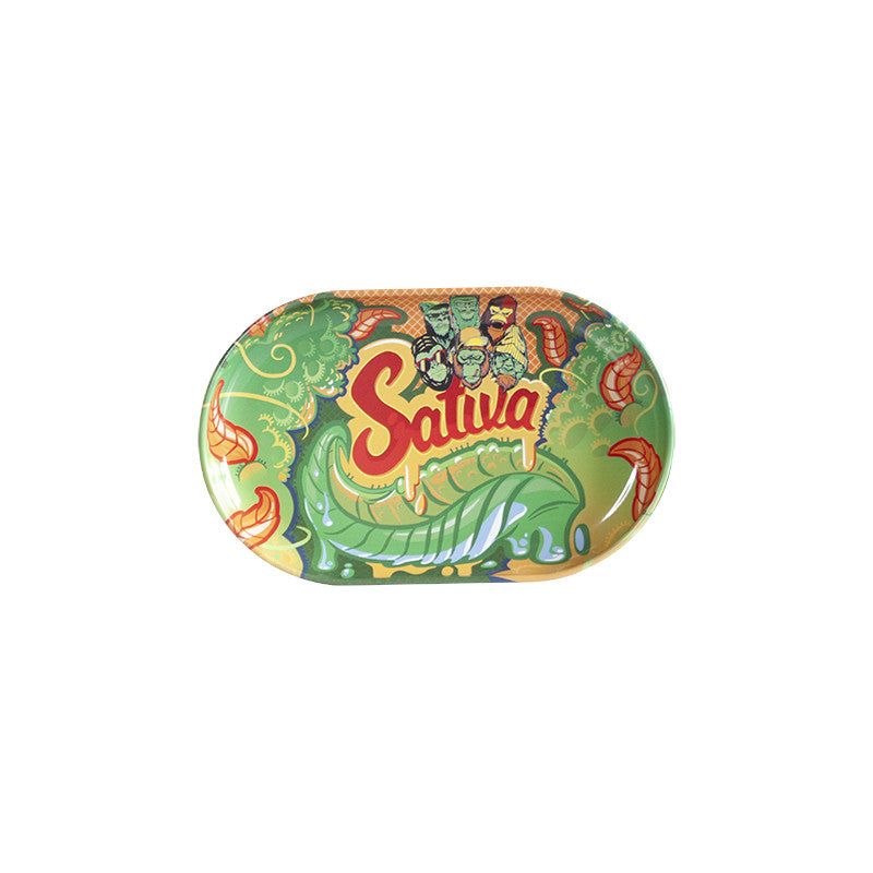 LeafLife - bandeja y tapa sativa 12x8 cm