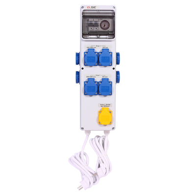 Timer Box III 8X600W + enchufe calefactor