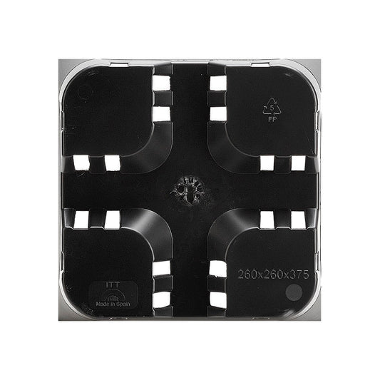 LeafLife - maceta 18x18x25,5 negra reforzada