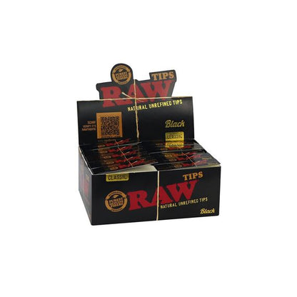 Filtros raw black pre rolled
