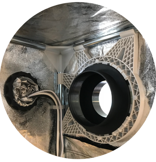 Ducting Flange Kit 25 mm Poles (inc.Cut) R4.00