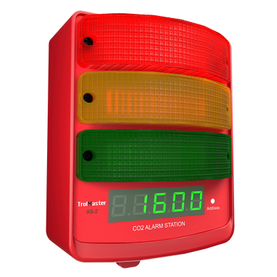 Estación de alarma de co2  con pantalla led (as-2) trolmaster