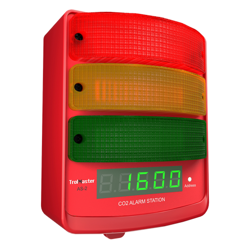 Estación de alarma de co2  con pantalla led (as-2) trolmaster