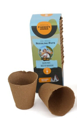 Seedling pot redonda 8 cm (16 u) farmer's choice